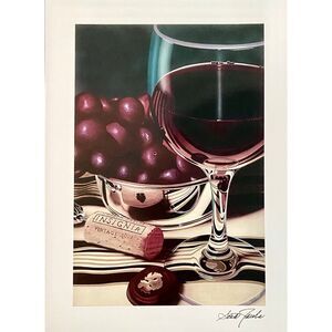 Scott Jacobs Wine Perfection Seriolithograph 2011
